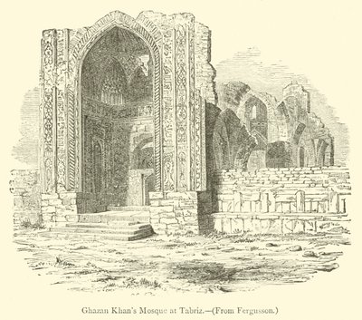 Mesquita de Ghazan Khan em Tabriz (gravura) de English School