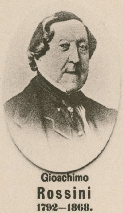 Gioachimo Rossini (gravura) de English School