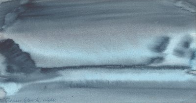 Glacier Glow by Night, 1934-37 (wc no papel) de English School