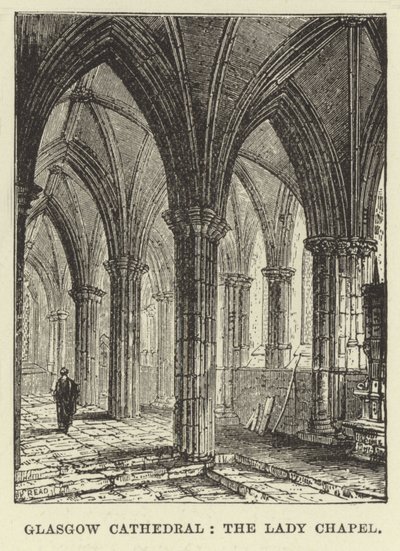 Catedral de Glasgow, a capela da senhora de English School