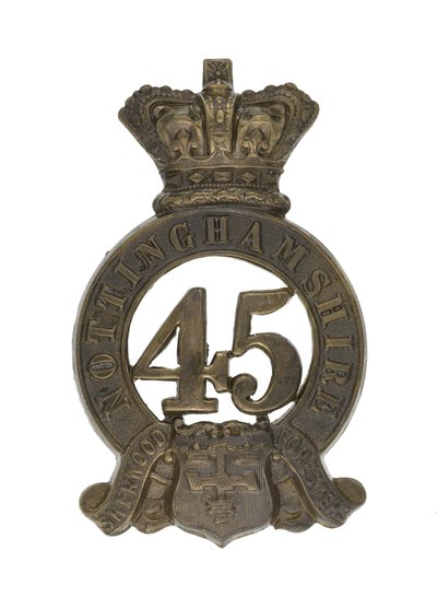 Crachá Glengarry, c.1874-81 (gilt metal) de English School