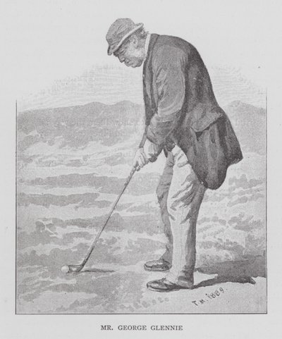 Golfe: Sr. George Glennie (litho) de English School