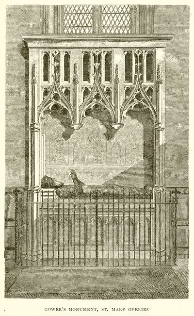 Monumento a Gowers, St. Mary Overies de English School