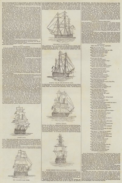 Grand Naval Evolutions (gravura) de English School