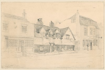 Casas de alms de cova de cascalho, Notting Hill Gate, Londres de English School