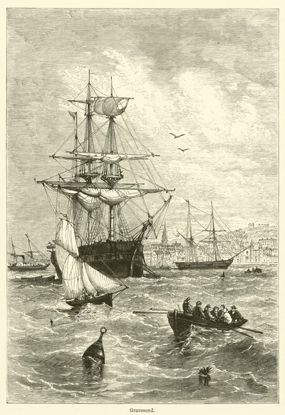 Gravesend (gravura) de English School