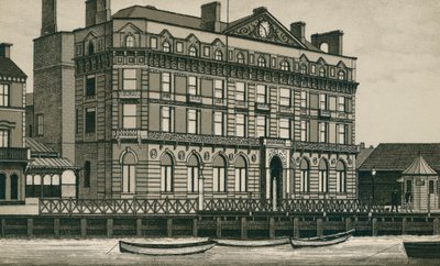 Great Eastern Hotel, Harwich (litografia) de English School