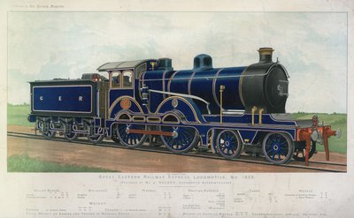 Locomotiva da Great Eastern Railway Express de English School