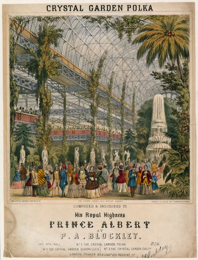 Grande Exposição, 1851, Crystal Garden Polka de English School