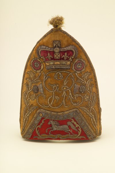 Boné de granadeiro, oficial, 43º Regimento de Pé de English School