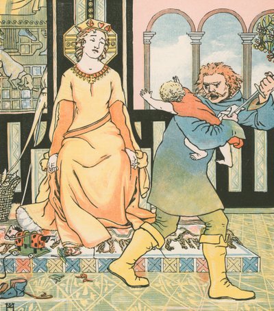 A tristeza de Griselda. &39;E como um esquema de cordeiro se senta meeke e stille, E deixe este sargento cruel fazer o seu wille&39; de English School