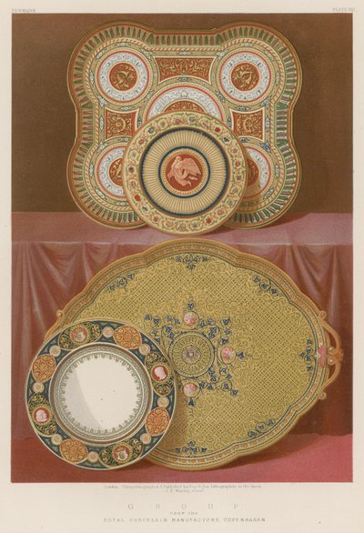 Grupo de The Royal Porcelain Manufactory, Copenhagen de English School
