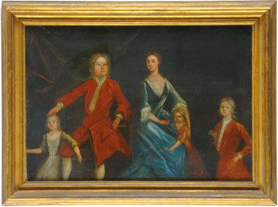 Retrato de grupo da família Arundell de Wardour de English School