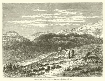Grove of Oaks perto de Hazor, Joshua, xi de English School