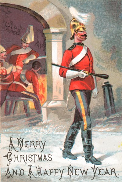 Guard Militar, Cartão De Natal de English School