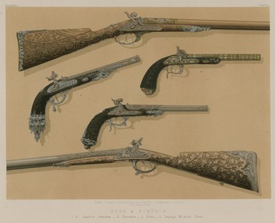 Armas e pistolas de English School