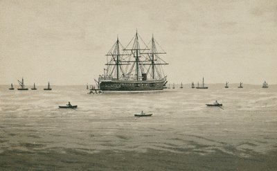 HMS Penelope (litografia) de English School