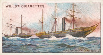 HMS &39;Rattler&39; V &39;O Alecto&39; de English School
