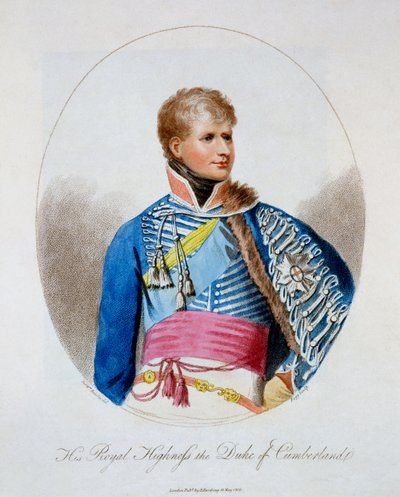 SAR o Duque de Cumberland, 1806 de English School