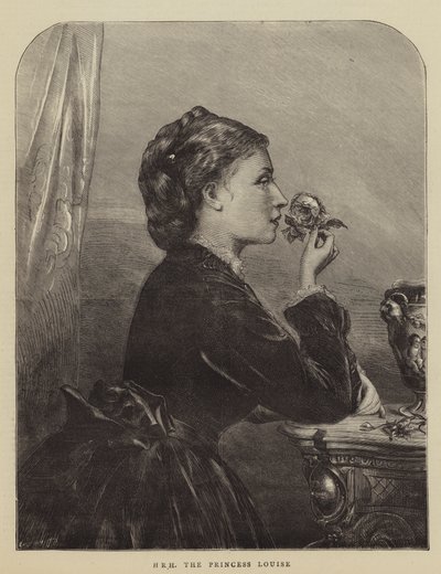 HRH a Princesa Louise (gravura) de English School