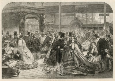 Dia de meia coroa na Exposição Internacional de 1862 de English School