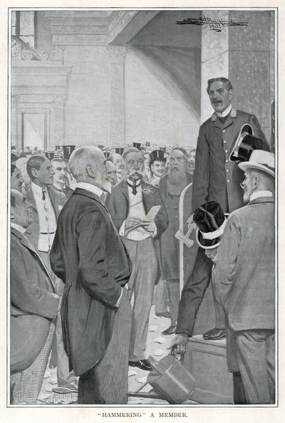 "Martelar" um membro (litho) de English School