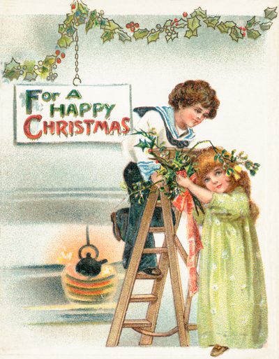Guarnições de Natal, Cartão de Natal de English School