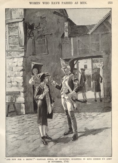 Hannah Snell, alistada no King George II
