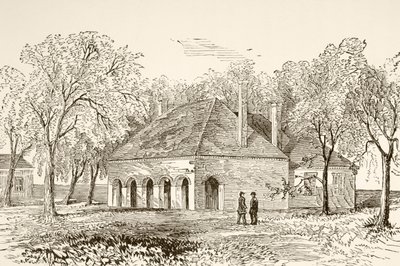 Tribunal de Hanover, Virgínia (litografia) de English School