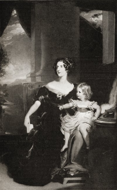 Harriet Duquesa de Sutherland (1806-68) de English School