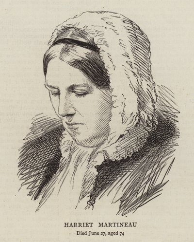 Harriet Martineau (gravura) de English School