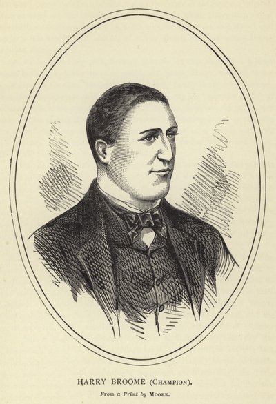 Harry Broome, campeão, de uma cópia por Moore de English School