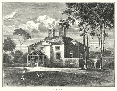 Hawkhill (gravura) de English School