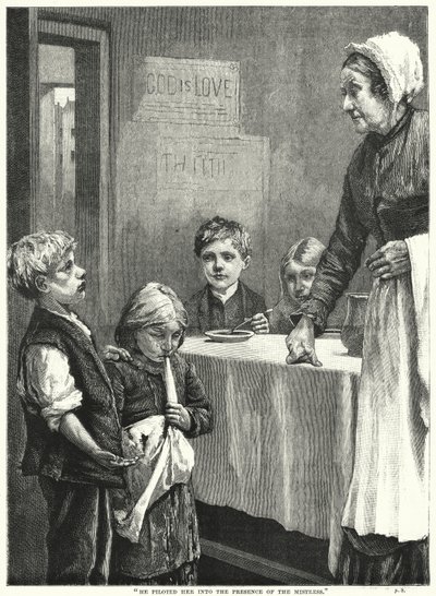 "Ele pilotou-a na presença da amante" (gravura) de English School