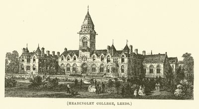 Headingley College, Leeds (gravura) de English School