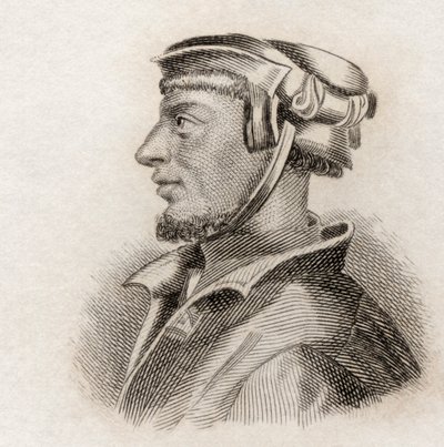 Heinrich Cornelius Agrippa de Nettesheim, 1825 (gravura) de English School