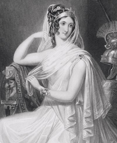 Helena de Tróia, c.1845 de English School