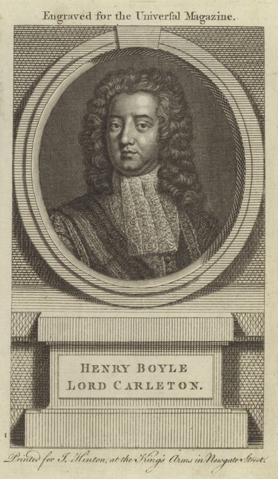 Henry Boyle, Lorde Carleton de English School