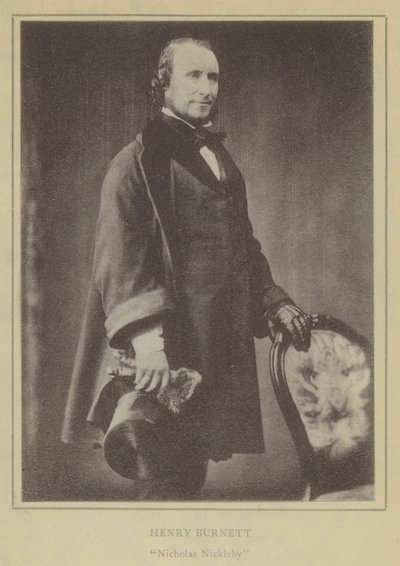 Henry Burnett, Nicholas Nickleby (litho) de English School