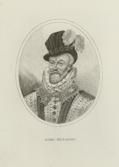 Henry Carey, Lord Hunsdon (gravura) de English School