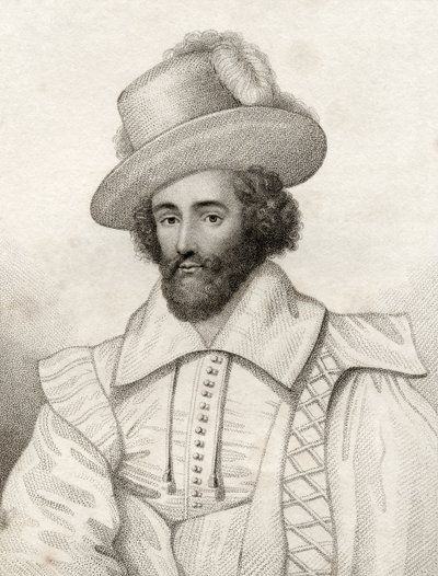 Henry Carey, ilustração de &39;Um catálogo de autores reais e nobres, volume V&39;, publicado em 1806 de English School