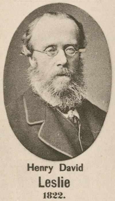 Henry David Leslie (gravura) de English School