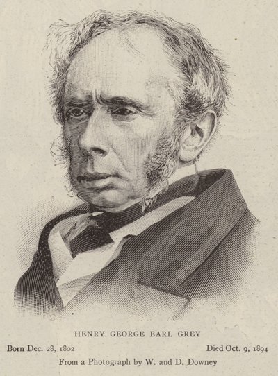 Henry George Earl Grey (gravura) de English School