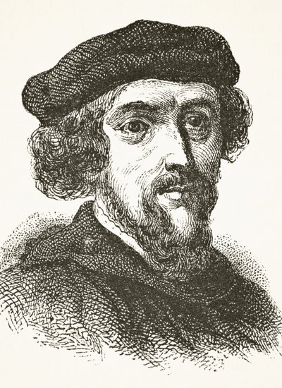 Henry Howard, Conde de Surrey, de "A História Nacional e Doméstica da Inglaterra", de William Hickman Smith Aubrey (1858-1916) publicou Londres, c.1890 de English School
