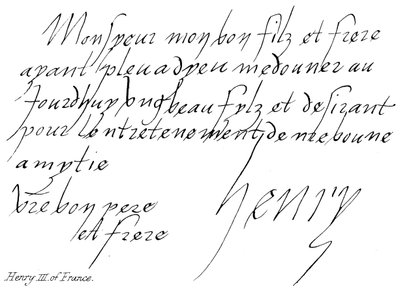 Henrique III da França de English School