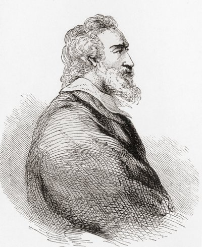 Henrique IV, também conhecido como Bom Rei Henrique, de 1553 a 1610, de Ward and Locks, História Ilustrada do Mundo, pub. c.1882 de English School