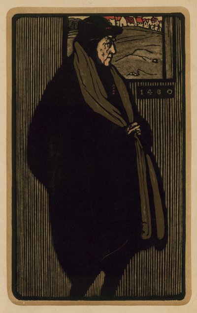 Henry Irving, ator (gravura) de English School