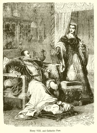 Henry VIII. e Catharine Parr de English School