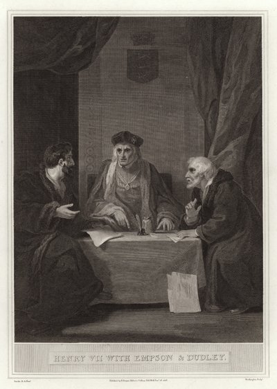 Henry VII com Empson e Dudley de English School