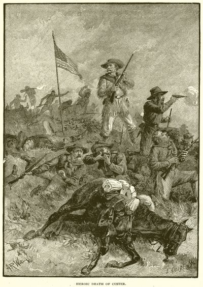 Morte heróica de Custer de English School